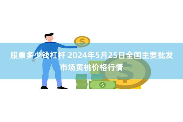 股票多少钱杠杆 2024年5月25日全国主要批发市场黄桃价格行情