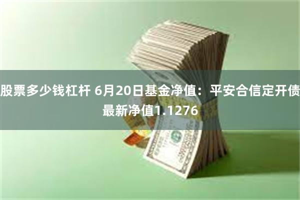 股票多少钱杠杆 6月20日基金净值：平安合信定开债最新净值1.1276