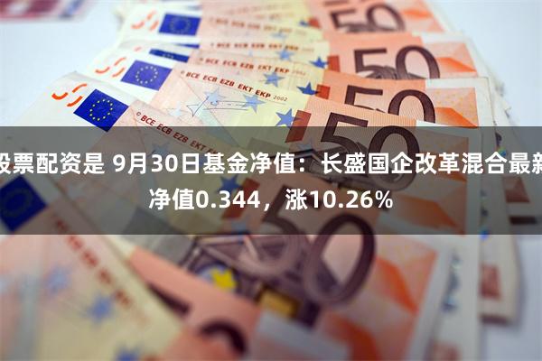 股票配资是 9月30日基金净值：长盛国企改革混合最新净值0.344，涨10.26%