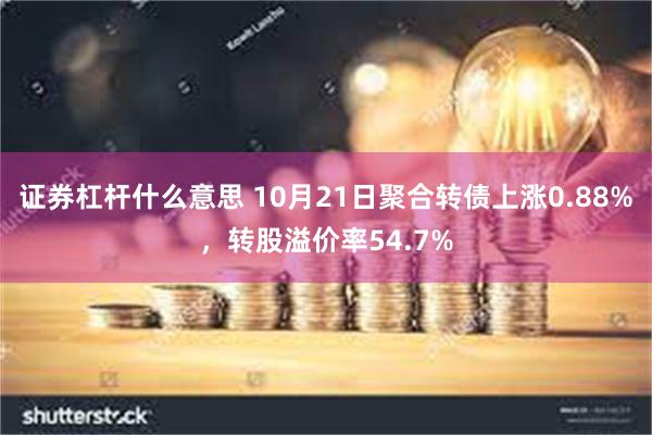 证券杠杆什么意思 10月21日聚合转债上涨0.88%，转股溢价率54.7%